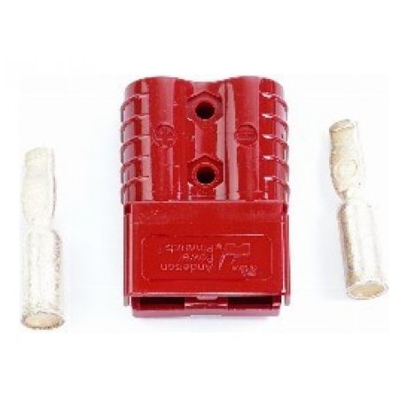 Φις συσσωρευτή ανυψωτικού μηχανήματος Αρσενικό / θηλυκό 24Volt 120AH, Κόκκινο